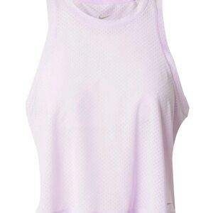 Nike Women’s One Dri Fit Cropped Lavender Mesh Tank Top